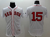 Boston Red Sox #15 Dustin Pedroia White 2016 Flexbase Authentic Collection Stitched Jersey,baseball caps,new era cap wholesale,wholesale hats
